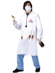 Adult Dr. Shots Doctor Costume - Men Costumes